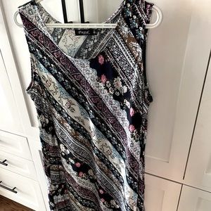 (XXL) Pretty sleeveless summer dress